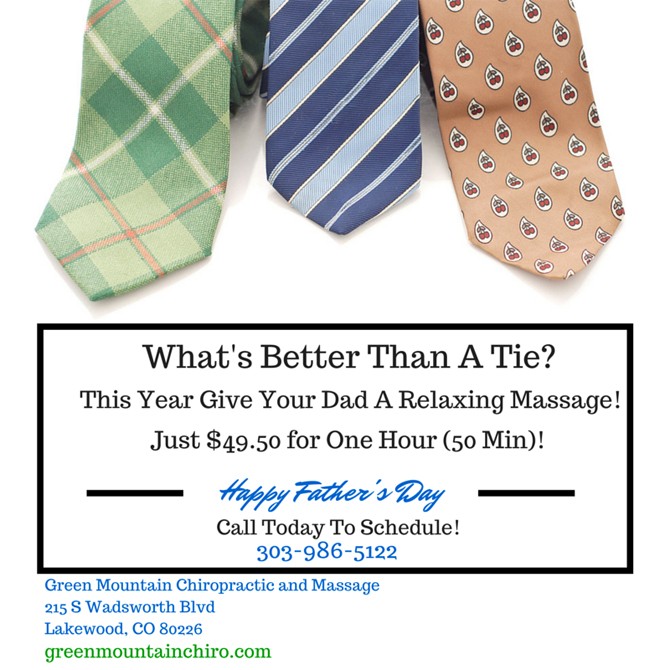 This Year Give Your Dad a Relaxing Massage!