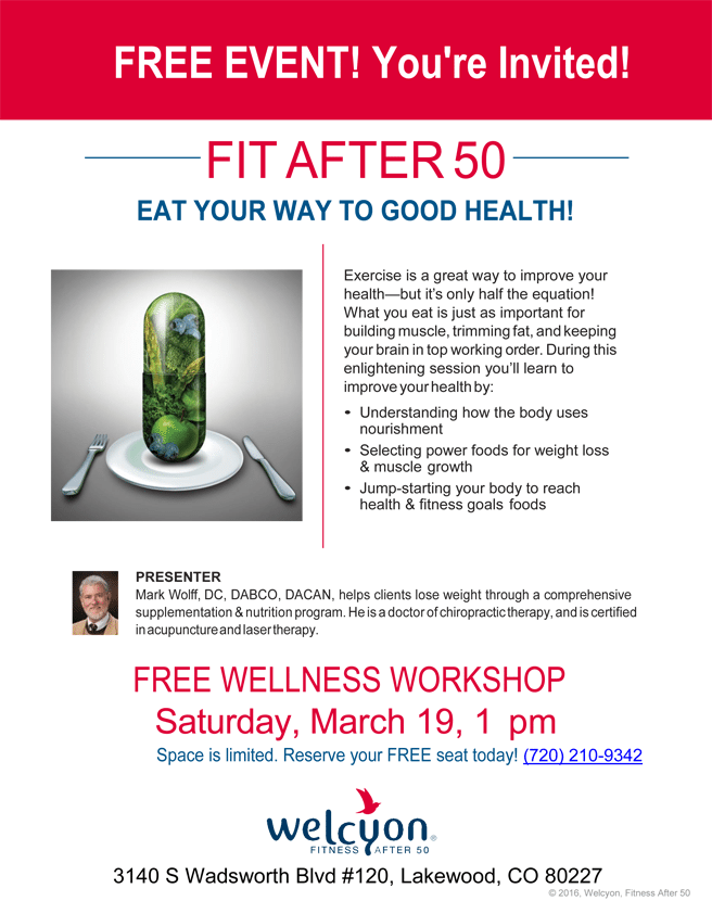 Fit After 50 - Eat Your Way To Good Health!